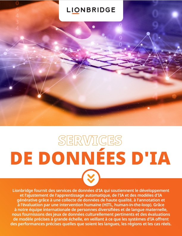 Lionbridge AI Data Brochure