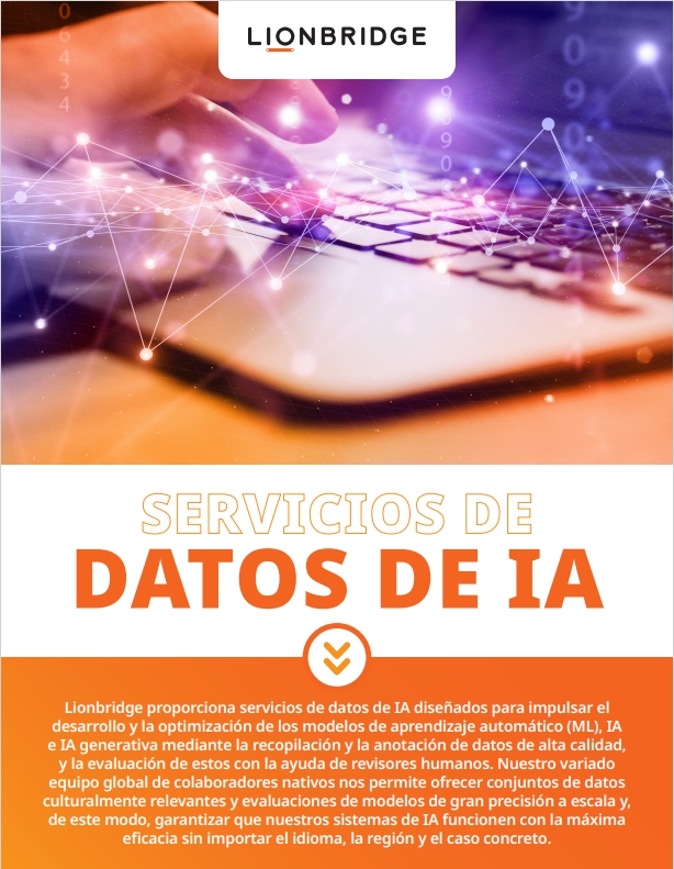 Lionbridge AI Data Brochure