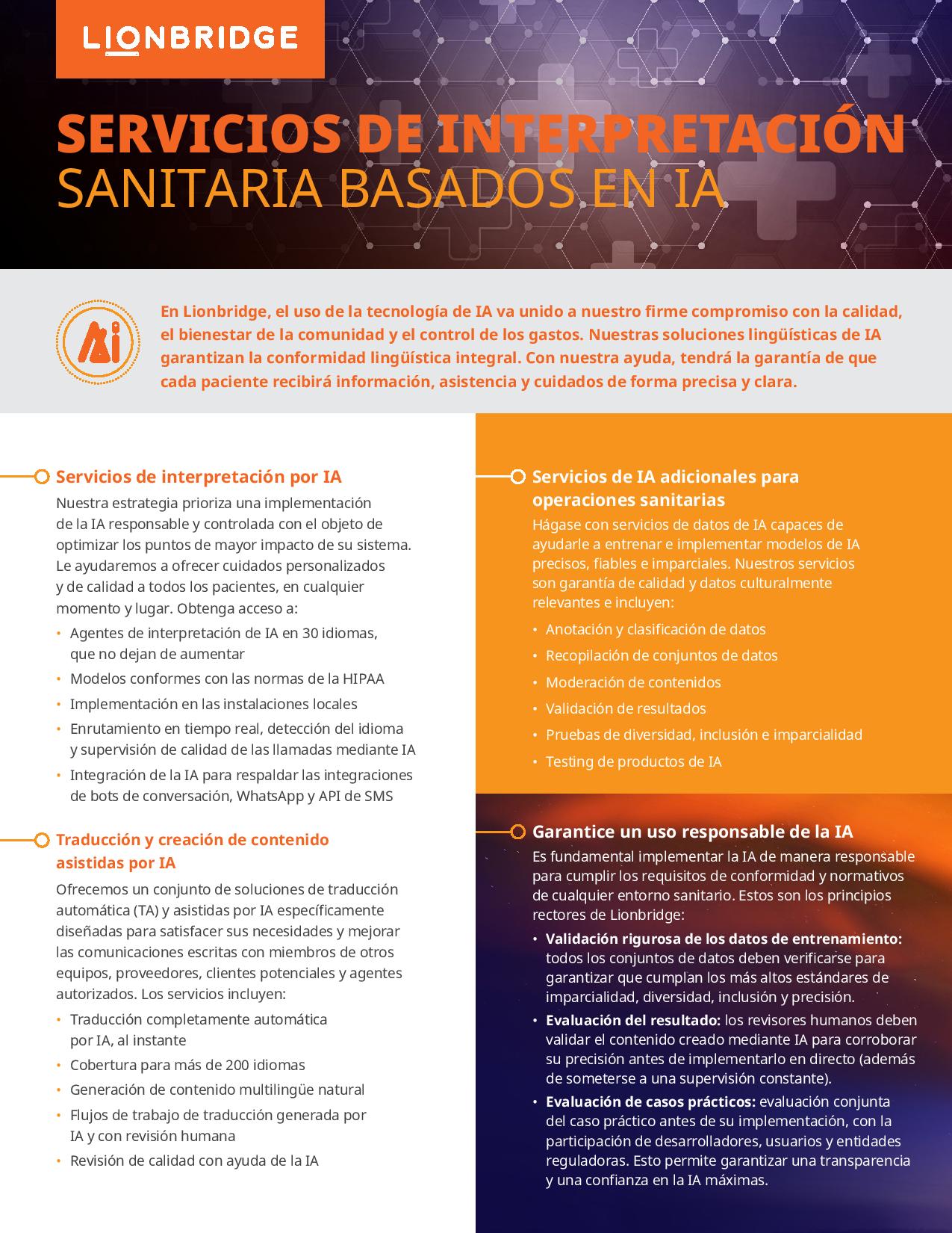 Resumen sobre interpretación sanitaria por IA
