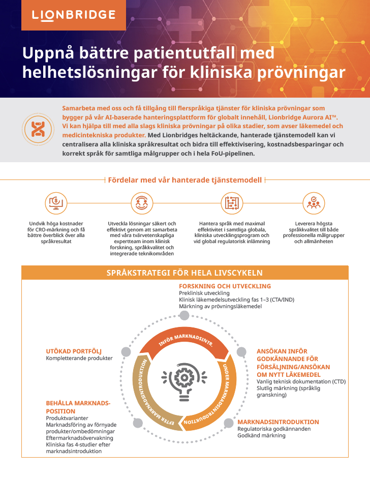 Uppnå bättre patientutfall med heltäckande kliniska lösningar