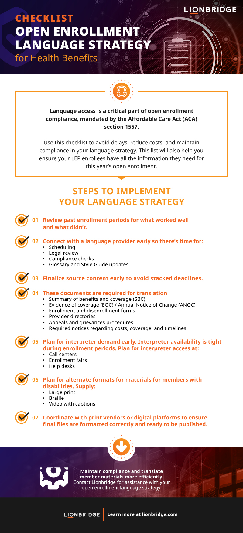 Download our Language Planning Checklist