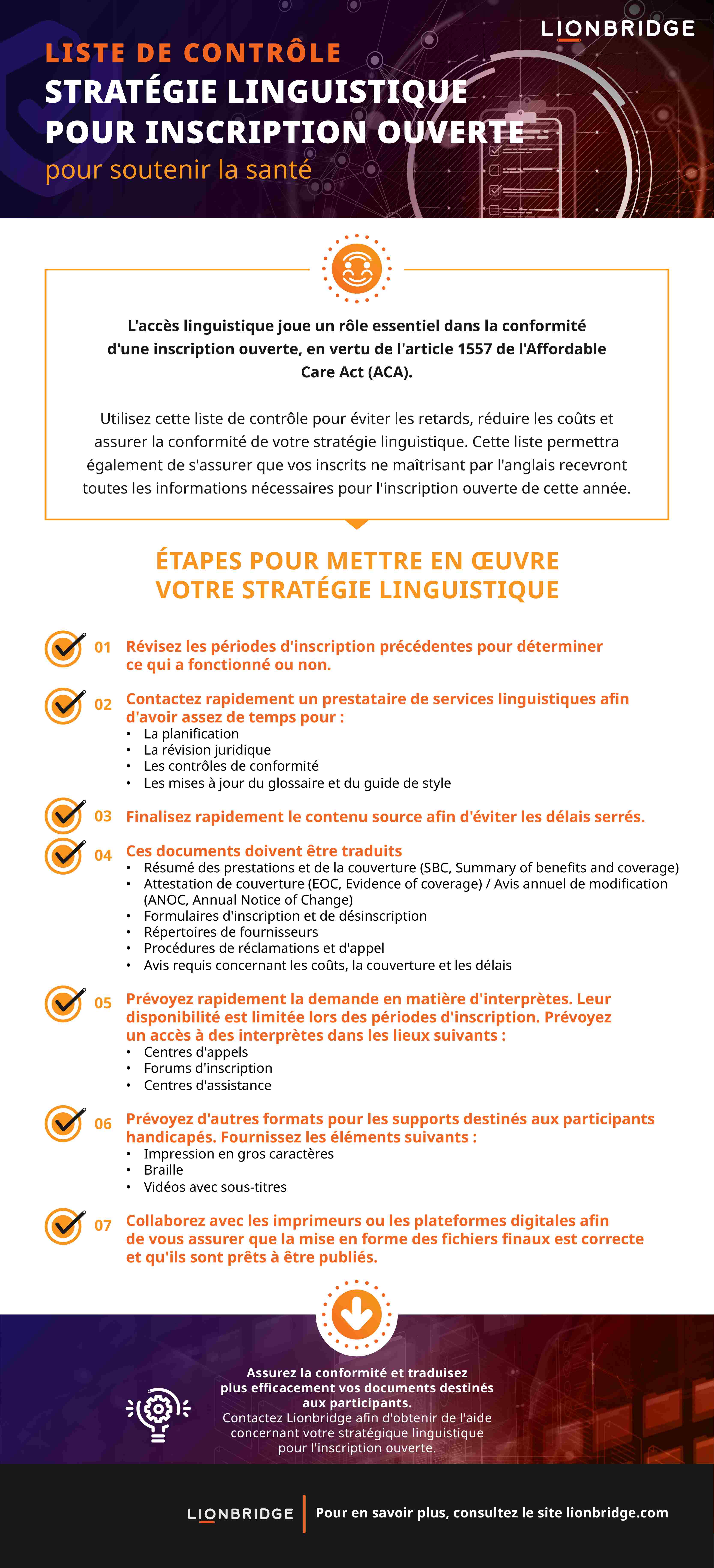 Téléchargez notre liste de contrôle pour la planification linguistique