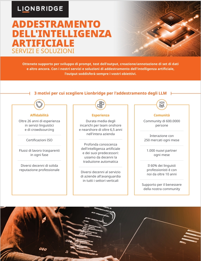 AI Training Services and Solutions One Pager