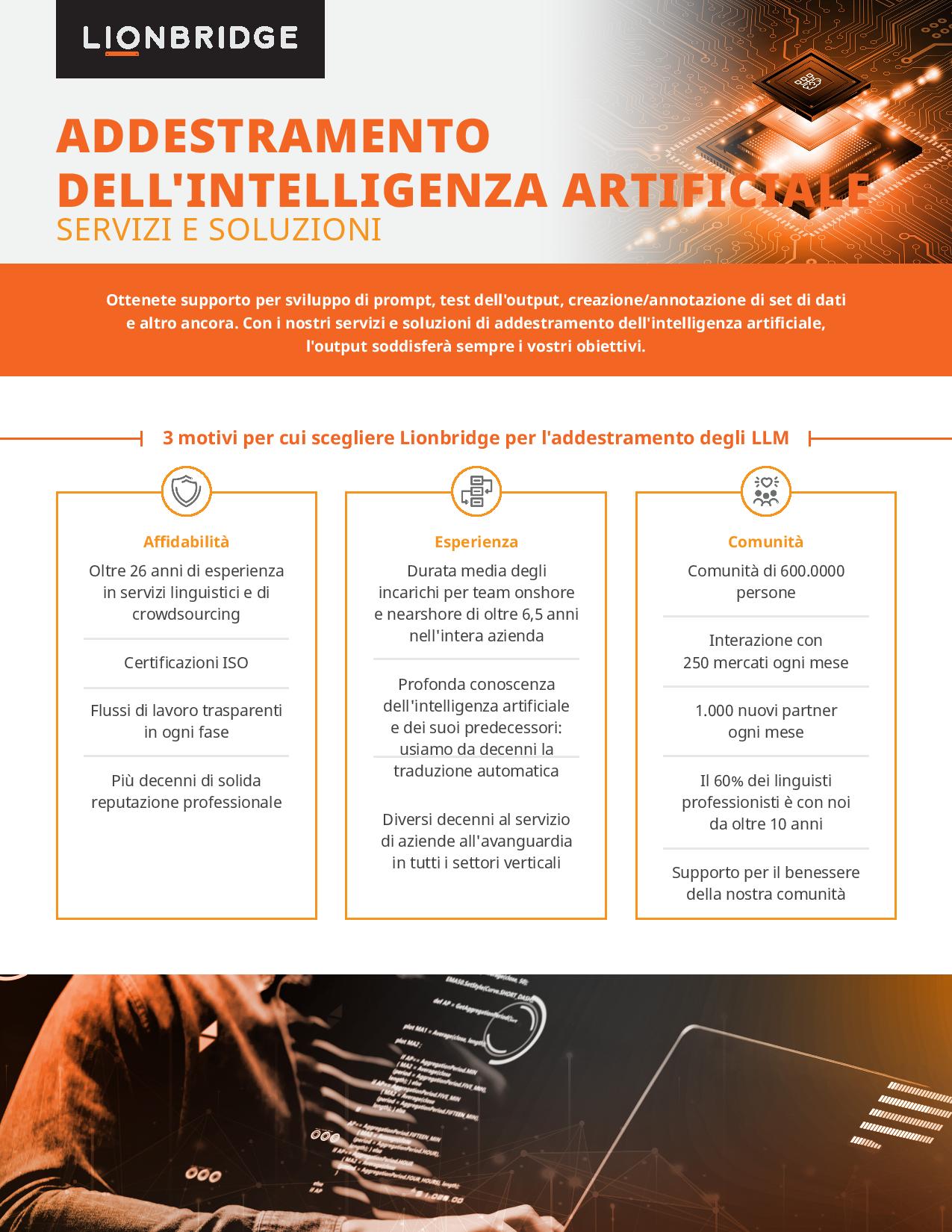AI Training Services and Solutions One Pager