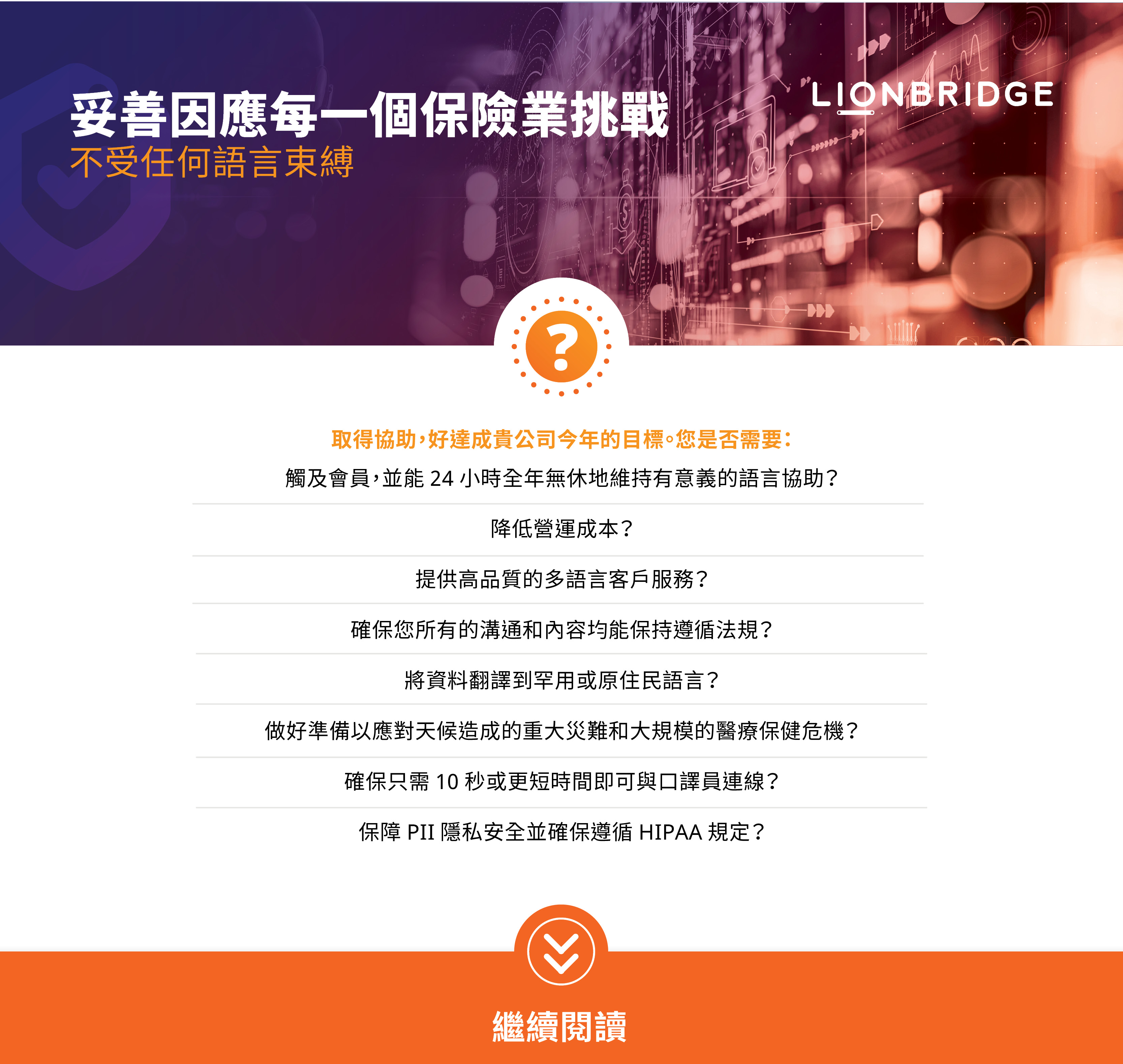 下載我們的保險口譯與翻譯資訊圖表