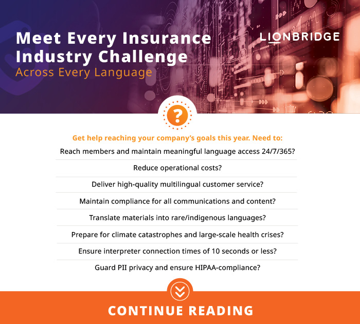 Download our Insurance Interpretation and Translation Infographic