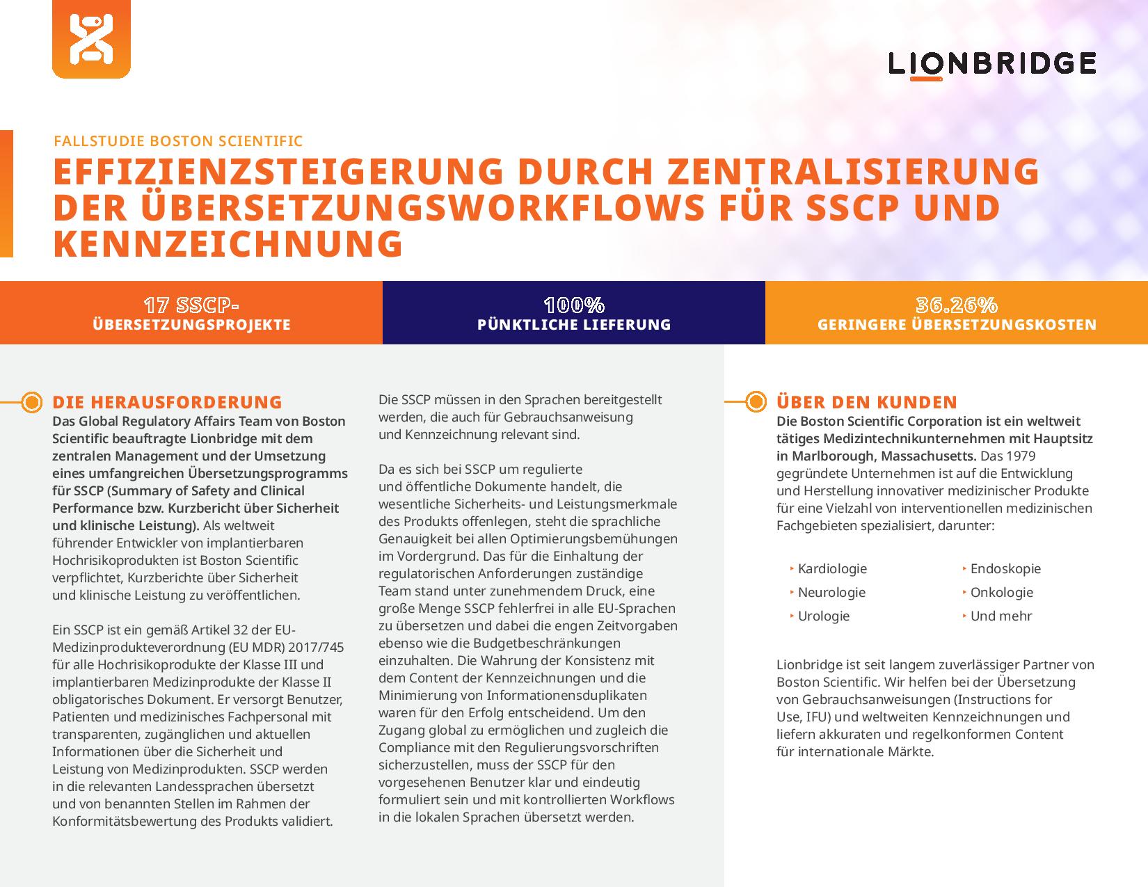 Fallstudie: Boston Scientific
