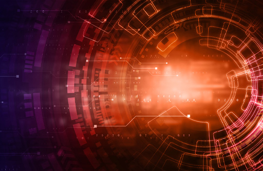 An abstract representation of AI post-editing for multilingual content delivery