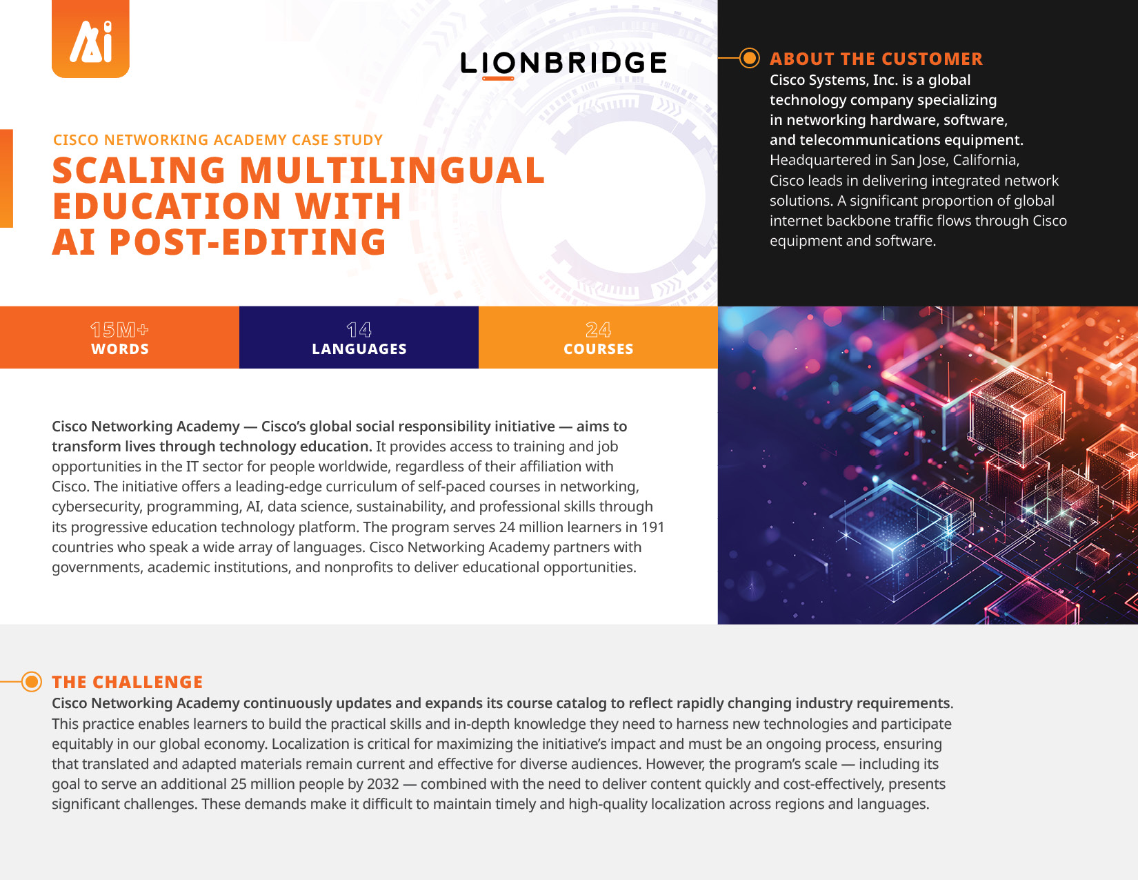 Cisco Networking Academy case study cover