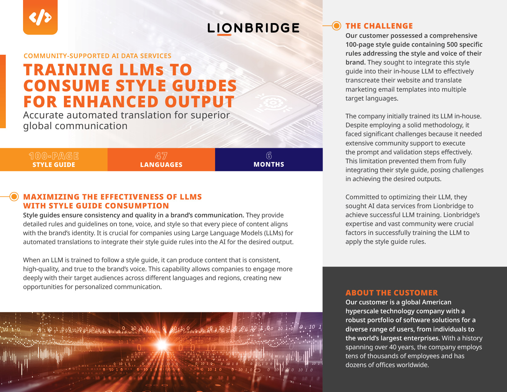 Global Hyperscale Technology Company Case Study