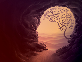 Aurora leuchtet hinter digitalen Strahlen