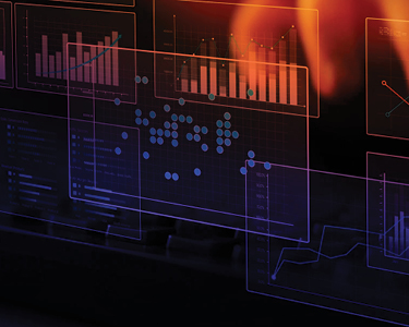 Layered data analysis charts