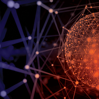 Abstracted high technology in a busy global market