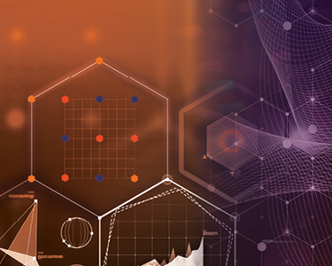 abstract hexagons