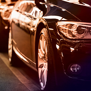 High-quality, close-up of a car