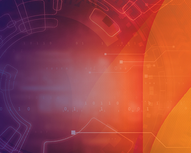 Abstracted technology depicting AI data solutions