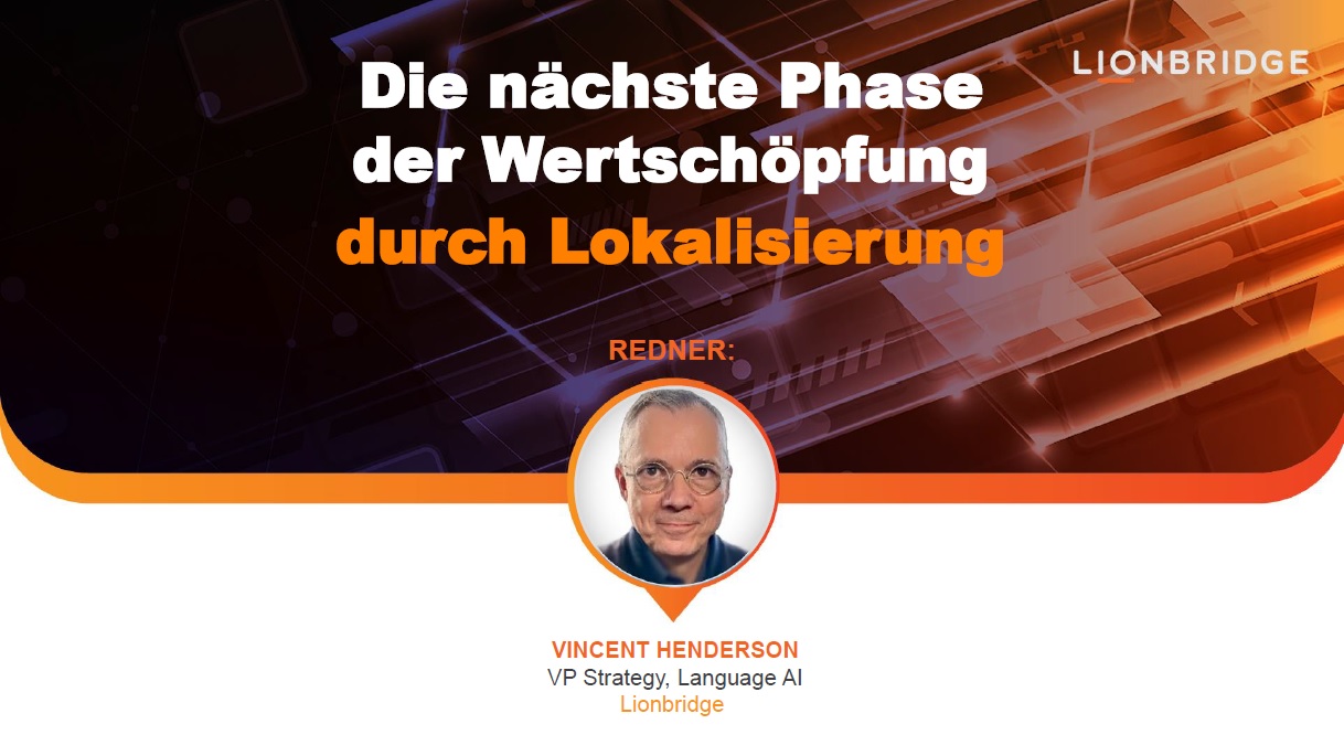 Cover of the presentation of Delivering the Next Phase of Localization Value Webinar