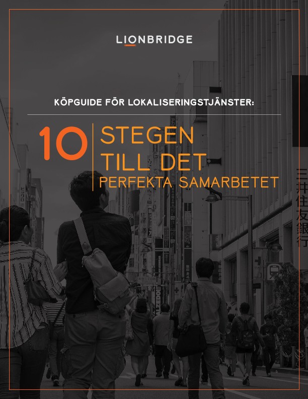 En köparens guide för lokalisering Omslag för vitbok