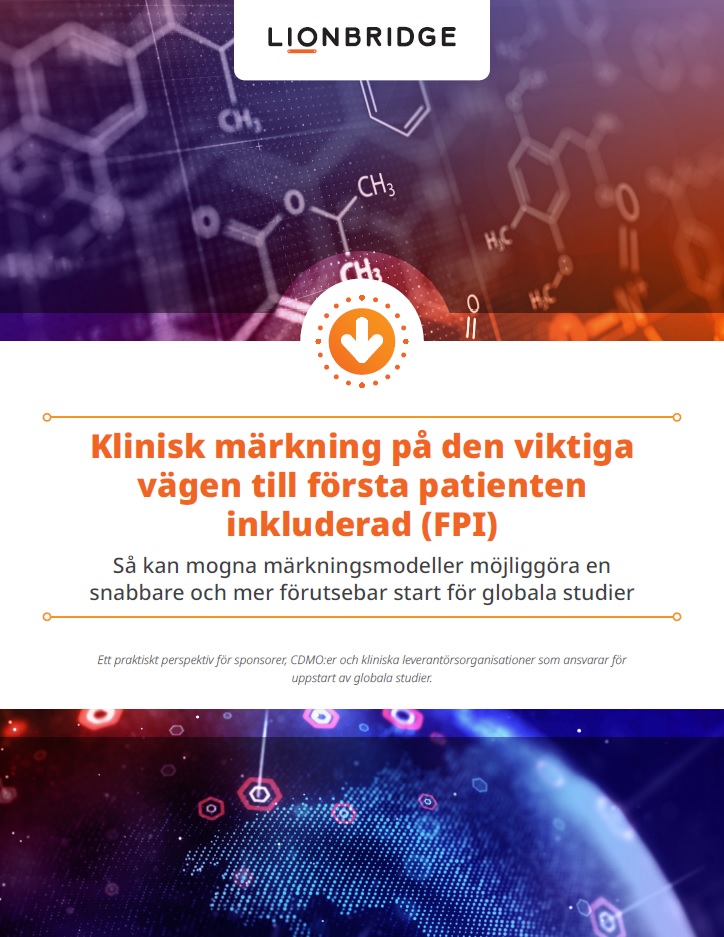 Faktablad om märkningstjänster för kliniska prövningar