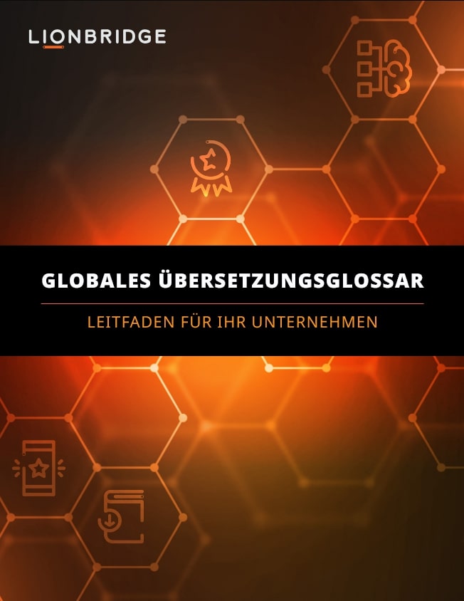 Cover des White Papers von Lionbridge zu globalen Übersetzungsglossaren