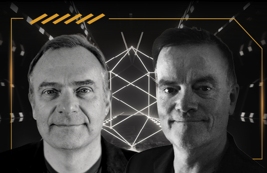 Tom Hays, founder of Rocket Sound, and Tugdual Delisle, Managing Director of Lionbridge Games 