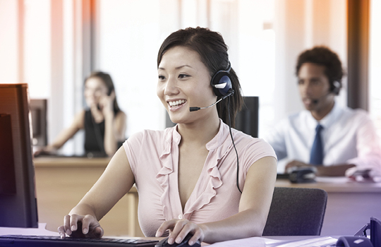 Interpretor with headset