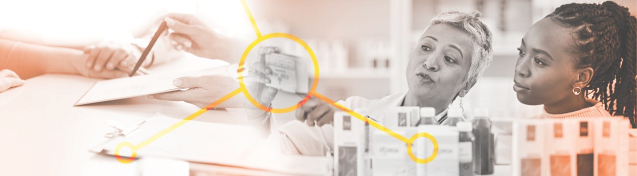 Reading a pharmaceutical label with patient