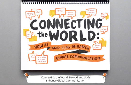 English words written on a notebook