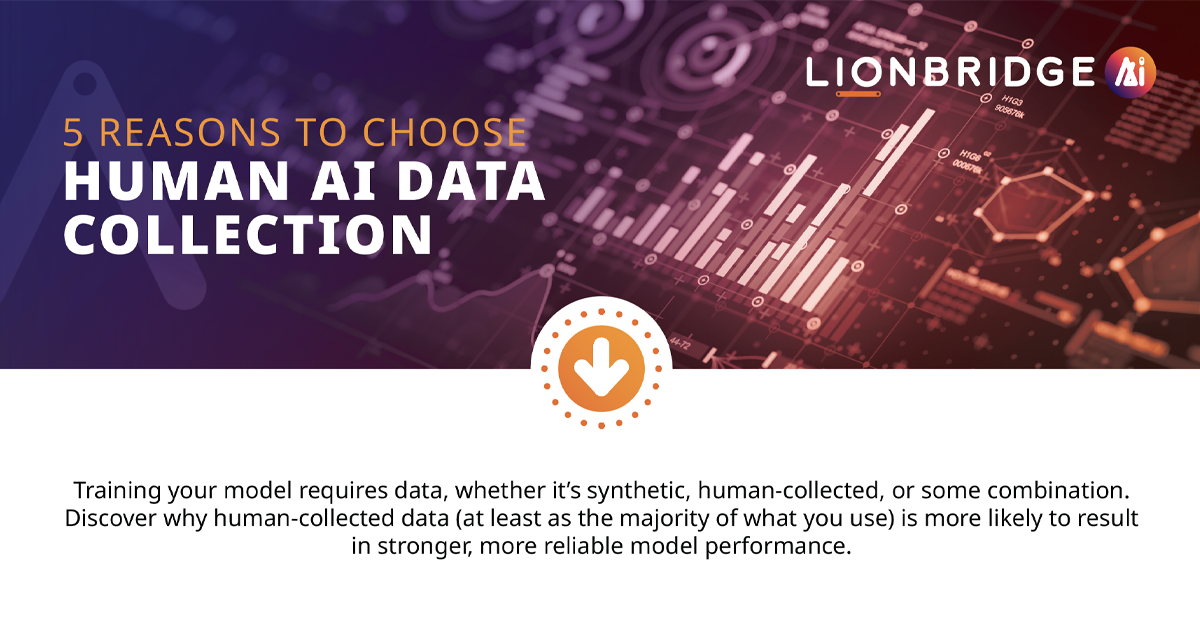 Download the "5 Reasons to Choose Human AI Data Collection" Infographic 