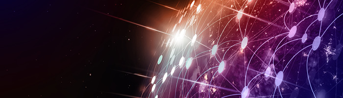 connected user data points on the globe 