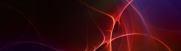 orange and purple veils intersecting 