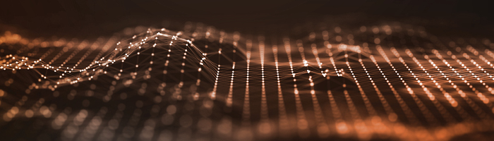 Digitized, abstract waves