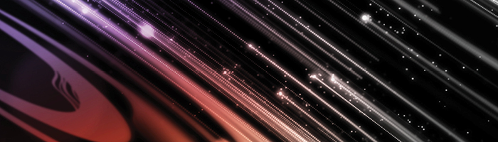 a galaxy image with red and blue stars