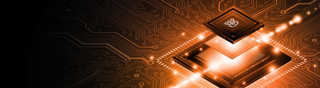 Lit up motherboard component