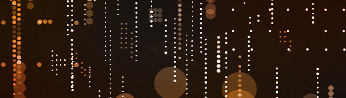 orange and white digital design