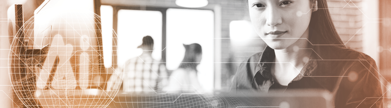 person looking at digital screen and graph 