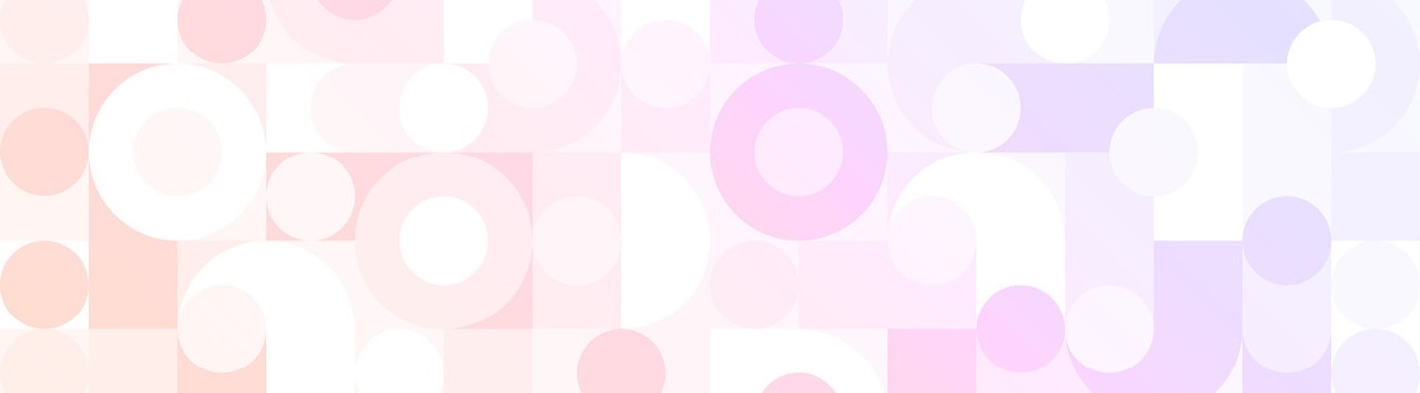 Whimsical arrangement of shapes, including circles and rectangles, inspired by the creativity of language and punctuation.