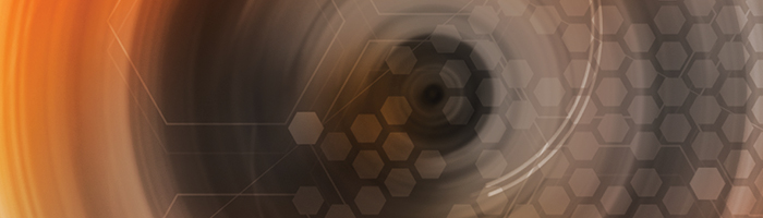 Orange and black spiral background