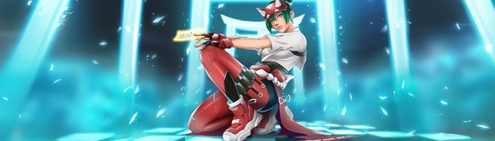 Esteban’s drawing of Kiriko from Overwatch
