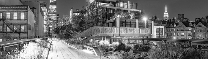 The High Line public park in New York City