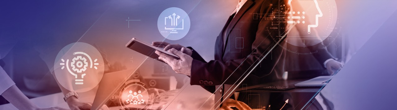 Executive leveraging AI and technology to drive business growth and innovation. 