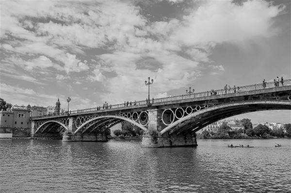 Bridge in Spain across river