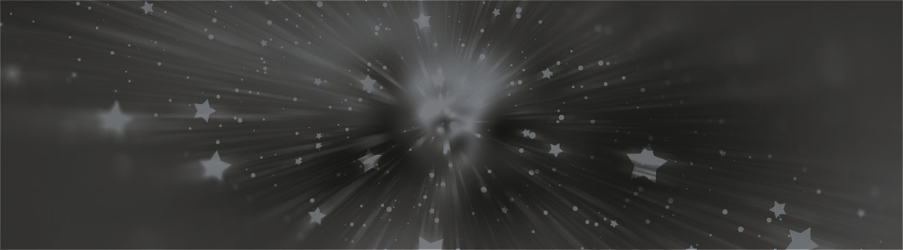 Shooting stars from a dark sky