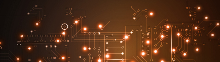 Futuristic circuit board