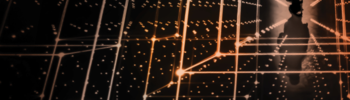 digital structure of dots and lines