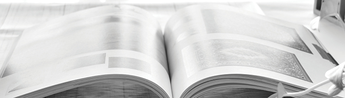 Open book of images