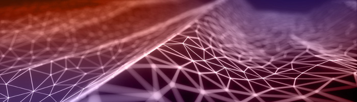 Abstract geometric pattern symbolizing forward movement and progress in language AI 