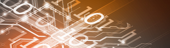 The inner workings of Smart MT™ using binary code symbols.