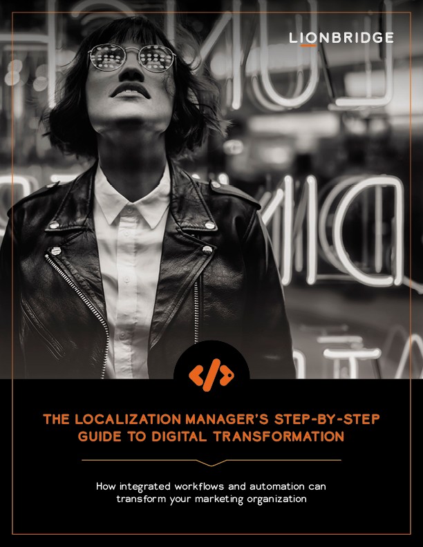 Cover of the Localization Manager's Guide to Digital Transformation