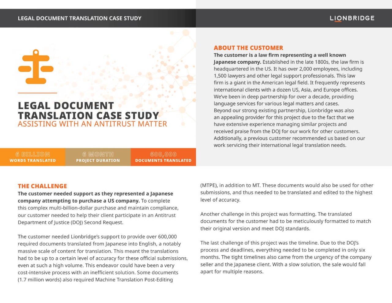 Download the Legal Document Translation Case Study 